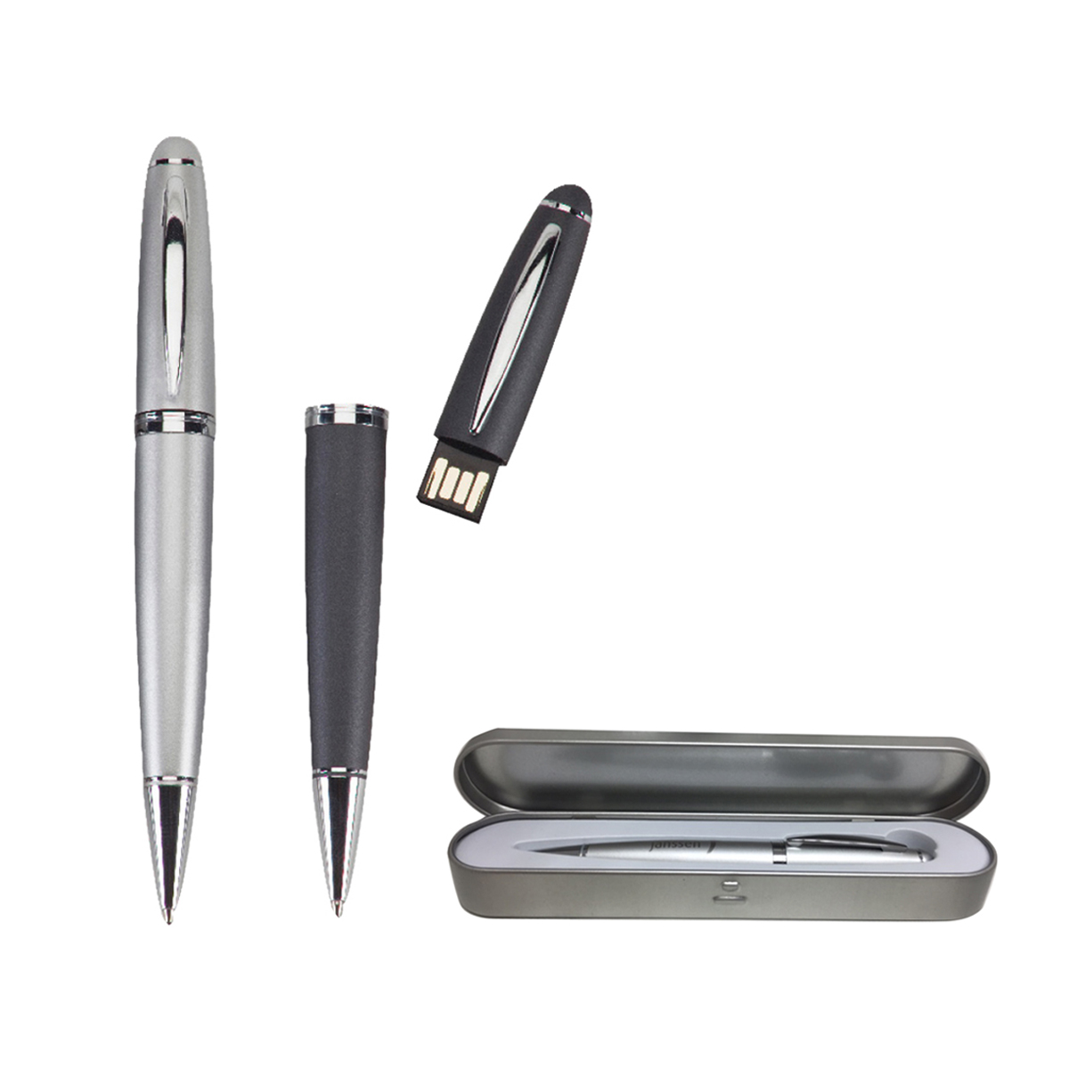 קמרו - עט כדורי עם זכרון נייד USB 2.0, נפח 32 ג